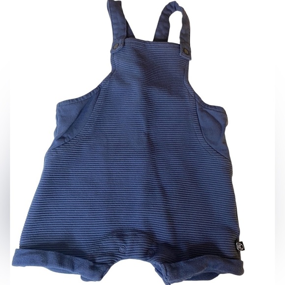 Kidding Around 2 piece overalls and short set size 12 months - Picture 1 of 13